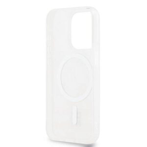 Apple iPhone 13 Pro DKNY dėklas IML Checkered Mono Pattern & Printed Stripes MagSafe (DKHMP13LHCPTSP) rožinės spalvos - Image 7