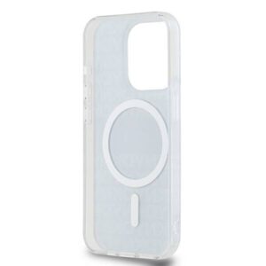 Apple iPhone 13 Pro DKNY dėklas IML Mono & Stripe MagSafe (DKHMP13LHRHSEK) juodos spalvos - Image 7