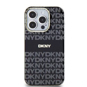 Apple iPhone 15 Pro DKNY dėklas IML Mono & Stripe MagSafe (DKHMP15LHRHSEK) juodos spalvos - Image 3
