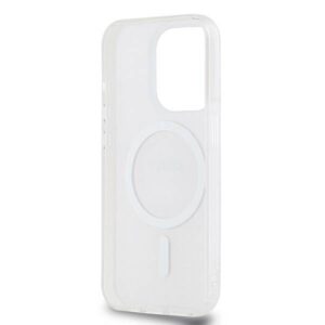 Apple iPhone 15 Pro Max DKNY dėklas IML Mono & Stripe MagSafe (DKHMP15XHRHSEP) rožinės spalvos - Image 7