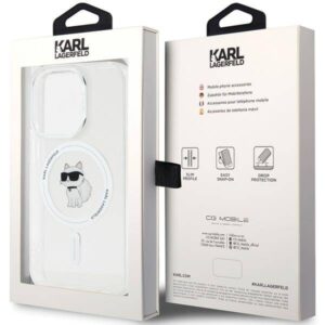 Apple iPhone 13 Pro Karl Lagerfeld dėklas IML Choupette MagSafe (KLHMP13LHFCCNOT) skaidrus - Image 8