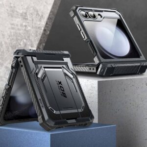 Samsung Galaxy Z Flip6 Supcase IBLSN ArmorBox dėklas telefonui juodos spalvos - Image 5