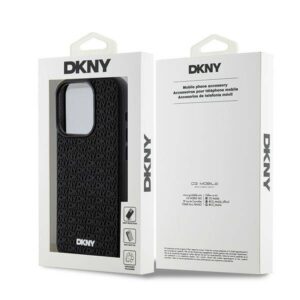 Apple iPhone 15 Pro DKNY Hardcase 3D Rubber Repeat Pattern (DKHCP15L3DRPWK) dėklas telefonui juodos spalvos - Image 8