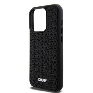 Apple iPhone 15 Pro Max DKNY Hardcase 3D Rubber Repeat Pattern (DKHCP15X3DRPWK) dėklas telefonui juodos spalvos - Image 6