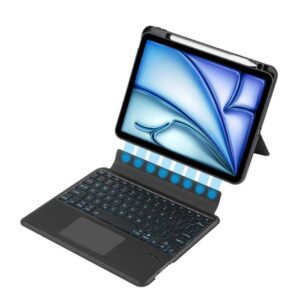 Apple iPad Air 10.9 (4gen / 5gen) / 11.00 (6gen) Tech-Protect SCMag Pen + Keyboard planšetinio kompiuterio dėklas juodos spalvos - Image 3