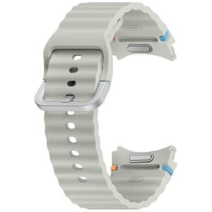 Originali apyrankė laikrodžiui Samsung Galaxy Watch 4 / 5 / 6 / 7 Sport Band (ET-SNL31LSEGEU) sidabrinės spalvos - Image 3