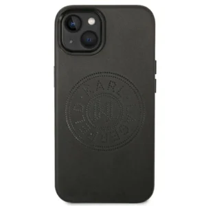 Karl Lagerfeld KLHCP14MFWHK Apple iPhone 14 Plus 6,7" dėklas telefonui juodos spalvos Leather Perforated Logo - Image 3