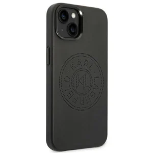Karl Lagerfeld KLHCP14MFWHK Apple iPhone 14 Plus 6,7" dėklas telefonui juodos spalvos Leather Perforated Logo - Image 4