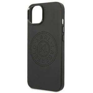 Karl Lagerfeld KLHCP14MFWHK Apple iPhone 14 Plus 6,7" dėklas telefonui juodos spalvos Leather Perforated Logo - Image 6