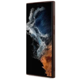 Guess GUHCS23L4GMGBR Samsung Galaxy S23 Ultra S918 dėklas telefonui rudos spalvos 4G Big Metal Logo - Image 5