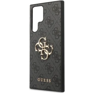 Guess GUHCS23L4GMGGR Samsung Galaxy S23 Ultra S918 dėklas telefonui pilkos spalvos 4G Big Metal Logo - Image 6