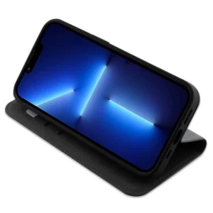 Karl Lagerfeld KLBKP14SSANKCPG Apple iPhone 14 6.1" atverčiamas dėklas telefonui sidabro spalvos Saffiano Karl & Choupette - Image 6