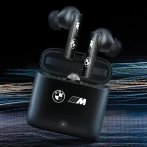 BMW Bluetooth ausinės BMWSES20MAMK TWS + docking station juodos spalvos M Collection - Image 6
