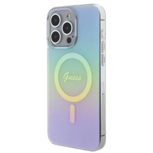 Guess IML Iridescent MagSafe Apple iPhone 15 Pro - dėklas telefonui turkio spalvos - Image 2