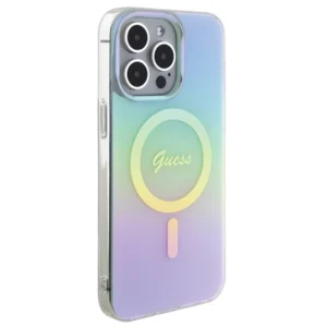 Guess IML Iridescent MagSafe Apple iPhone 15 Pro - dėklas telefonui turkio spalvos - Image 4