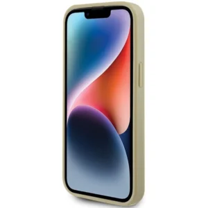 Guess Perforated 4G Glitter Apple iPhone 15 - dėklas telefonui aukso spalvos - Image 5