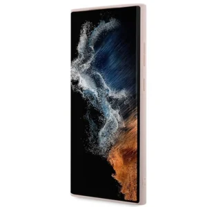 Guess 4G Big Metal Logo Samsung Galaxy S24 Ultra - dėklas telefonui rožinės spalvos - Image 5