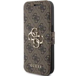 Guess 4G Metal Logo Apple iPhone 15 Pro - dėklas telefonui rudos spalvos - Image 2