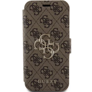 Guess 4G Metal Logo Apple iPhone 15 Pro - dėklas telefonui rudos spalvos - Image 3