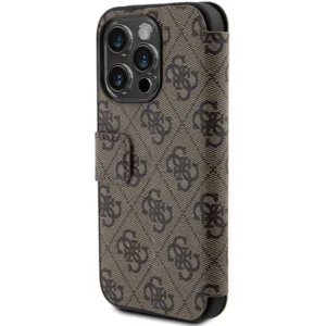 Guess 4G Metal Logo Apple iPhone 15 Pro - dėklas telefonui rudos spalvos - Image 6