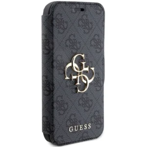 Guess 4G Metal Logo Apple iPhone 15 Pro - dėklas telefonui pilkos spalvos - Image 4