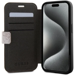 Guess 4G Metal Logo Apple iPhone 15 Pro - dėklas telefonui rožinės spalvos - Image 5