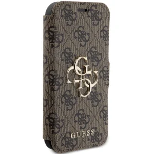 Guess 4G Metal Logo Apple iPhone 15 Pro Max - dėklas telefonui rudos spalvos - Image 4