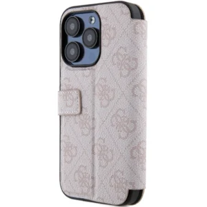 Guess 4G Metal Logo Apple iPhone 15 Pro Max - dėklas telefonui rožinės spalvos - Image 6