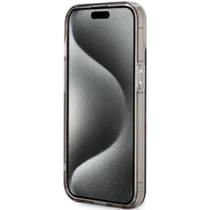 Guess IML Flowers Wreath MagSafe Apple iPhone 15 / 14 / 13 - dėklas telefonui juodos spalvos - Image 5