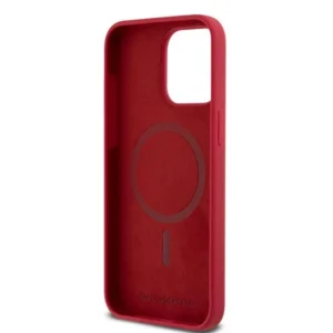 Karl Lagerfeld silikoninis Karl&Choupette Ring MagSafe Apple iPhone 15 Pro Max - dėklas telefonui raudonos spalvos - Image 7