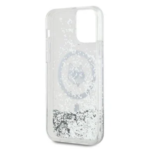 Karl Lagerfeld Liquid Glitter Choupette Head MagSafe Apple iPhone 12 / 12 Pro - dėklas telefonui skaidrus - Image 7