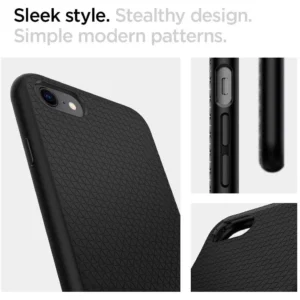 Spigen LIQUID AIR Apple iPhone 7 / 8 / SE 2020 / 2022 BLACK - Image 4