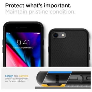 Spigen LIQUID AIR Apple iPhone 7 / 8 / SE 2020 / 2022 BLACK - Image 7