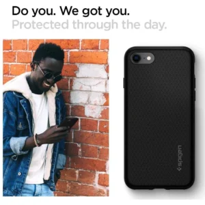 Spigen LIQUID AIR Apple iPhone 7 / 8 / SE 2020 / 2022 BLACK - Image 8