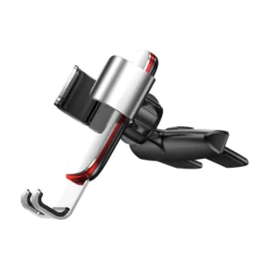 Baseus Metal Age Gravity Car Mount metal car gravity holder for CD slot silver (SUYL-J0S) - Image 5