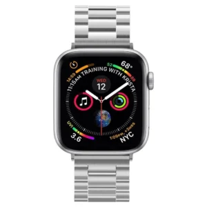 Spigen Modern Fit apyrankė Apple Watch 4 / 5 / 6 / 7 / 8 / 9 / SE / Ultra (42 / 44 / 45 / 49 mm) sidabro spalvos - Image 4