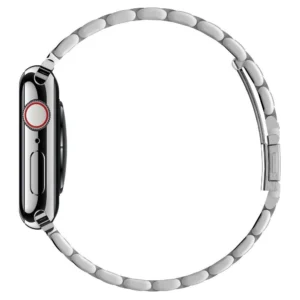 Spigen Modern Fit apyrankė Apple Watch 4 / 5 / 6 / 7 / 8 / 9 / SE / Ultra (42 / 44 / 45 / 49 mm) sidabro spalvos - Image 5