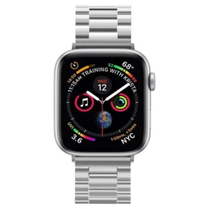 Spigen Modern Fit apyrankė Apple Watch 4 / 5 / 6 / 7 / 8 / 9 / SE / Ultra (42 / 44 / 45 / 49 mm) sidabro spalvos - Image 6