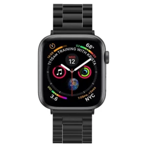 Spigen Modern Fit apyrankė Apple Watch 4 / 5 / 6 / 7 / 8 / SE / Ultra (42 / 44 / 45 / 49 mm) juodos spalvos - Image 4