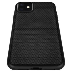 Spigen Liquid Air Apple iPhone 11 telefono dėklas matinės juodos spalvos - Image 7