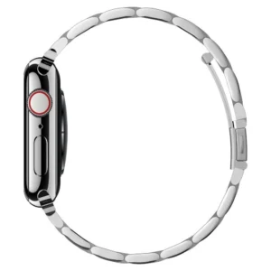 Spigen Modern Fit apyrankė Apple Watch 4 / 5 / 6 / 7 / 8 / SE (38 / 40 / 41mm) sidabro spalvos - Image 5