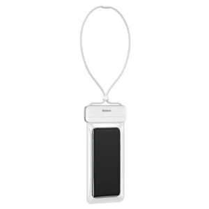 Baseus universalus vandeniui atsparus telefono dėklas (max 7.2'') baseinui IPX8 baltos spalvos (ACFSD-D02) - Image 3