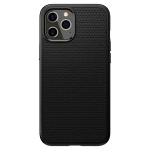 Spigen Liquid Air Apple iPhone 12/12 Pro telefono dėklas matinės juodos spalvos - Image 2