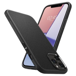 Spigen Liquid Air Apple iPhone 12/12 Pro telefono dėklas matinės juodos spalvos - Image 9