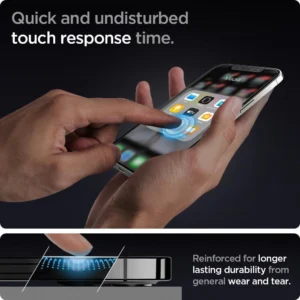 Apsauginis ekrano stiklas Spigen TR "EZ FIT" 2-pack Apple iPhone 12/12 Pro - Image 6