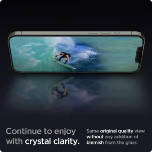Apsauginis ekrano stiklas Spigen TR "EZ FIT" 2-pack Apple iPhone 12/12 Pro - Image 7