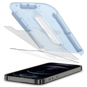 Apsauginis ekrano stiklas Spigen TR "EZ FIT" 2-pack Apple iPhone 12/12 Pro - Image 2