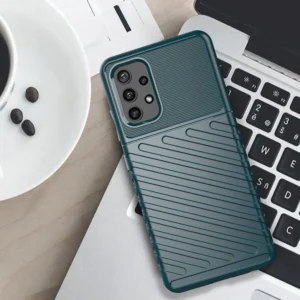 Thunder Flexible Tough Rugged TPU Samsung Galaxy A72 4G dėklas telefonui juodos spalvos - Image 6