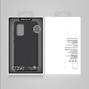 Nillkin Textured durable reinforced with gel frame and nylon back Samsung Galaxy A72 4G dėklas telefonui juodos spalvos - Image 5
