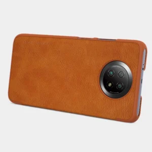 Nillkin Qin leather holster Xiaomi Redmi Note 9T 5G dėklas telefonui rudos spalvos - Image 6